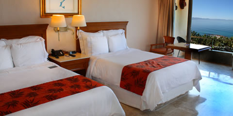 Hotel Fiesta Americana Puerto Vallarta Hotel Deluxe Room, 2 double, Ocean front Room