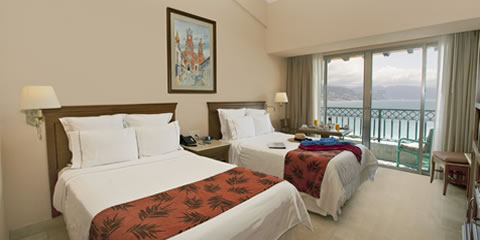 Hotel Fiesta Americana Puerto Vallarta Hotel Fiesta Club, 2 double, Ocean front (Club Level) Room